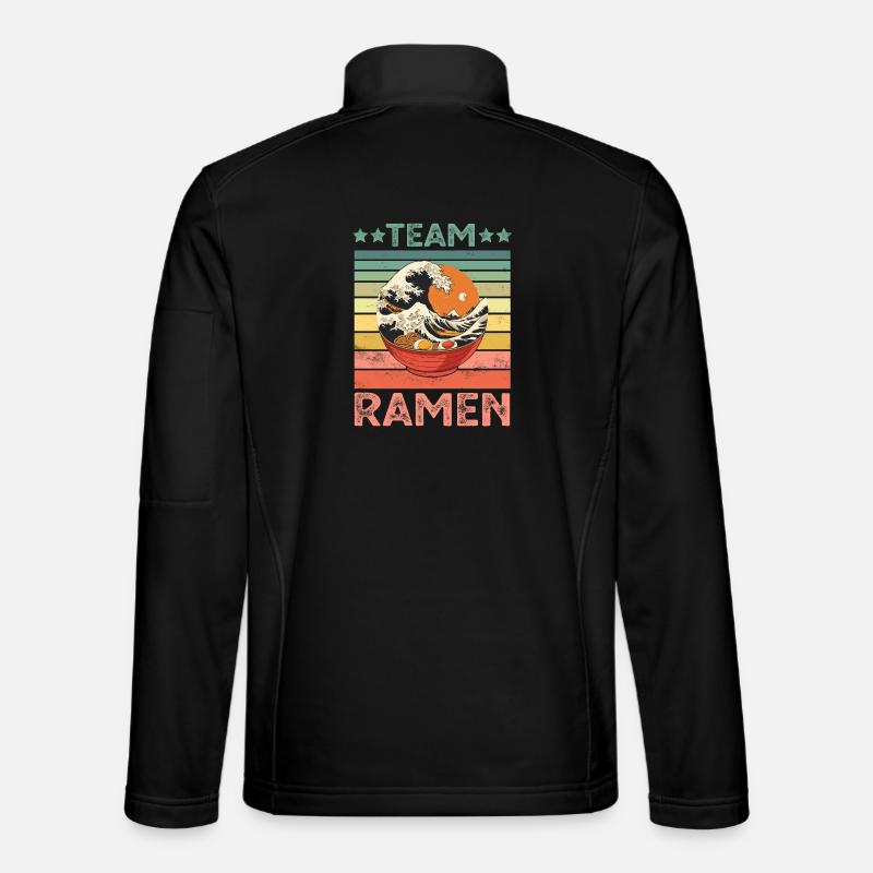 Ramen Noodles - Unisex Softshell Jacket - black