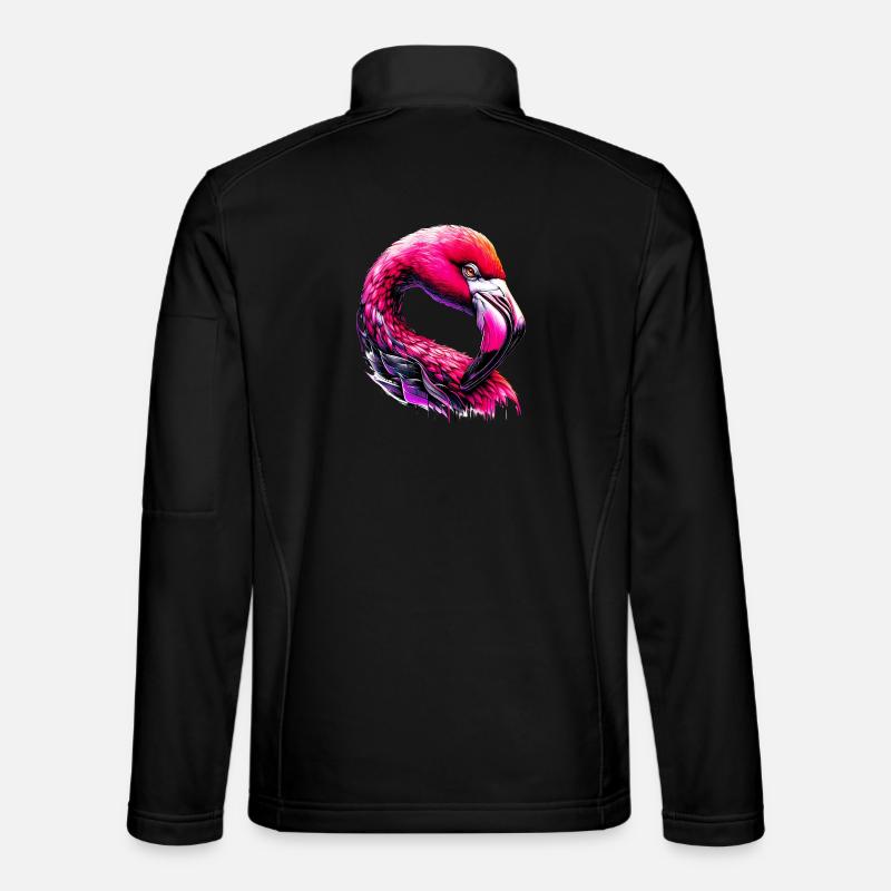 Flamingo - Unisex Softshell Jacket - black
