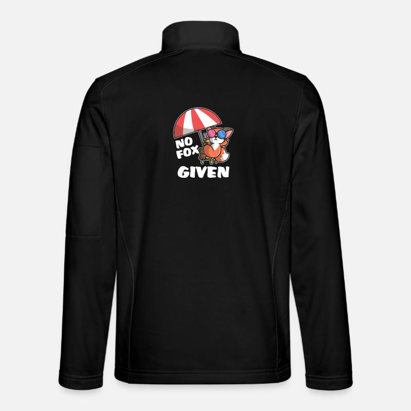Cooler Fuchs - Unisex Softshelljacke - Schwarz