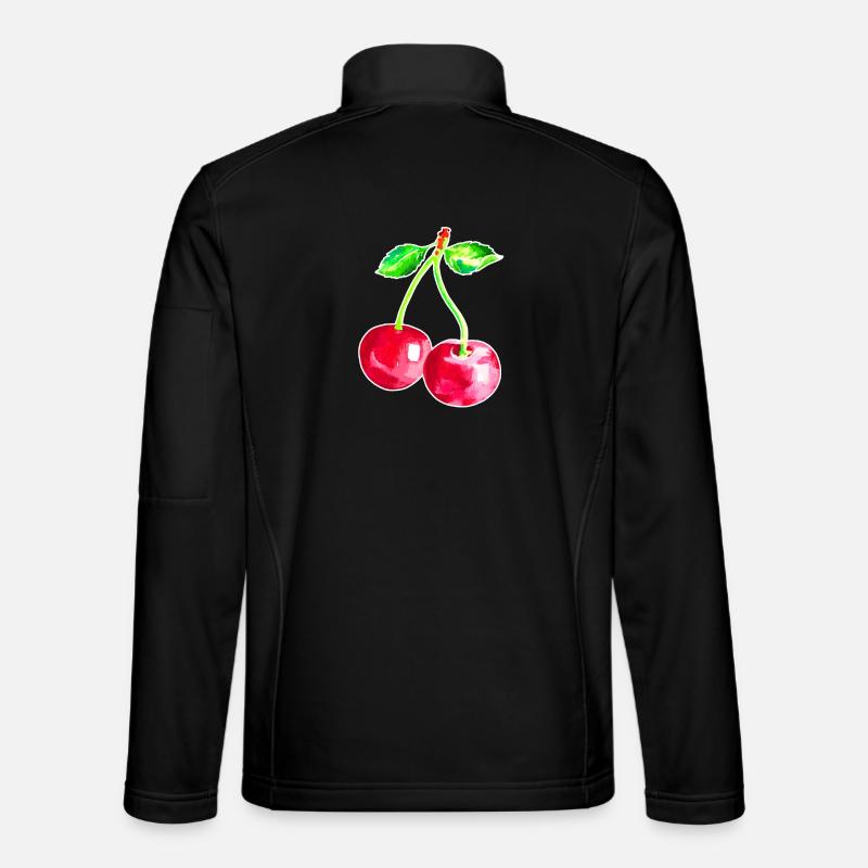 Cherry, Red cherries Unisex Softshell Jacket