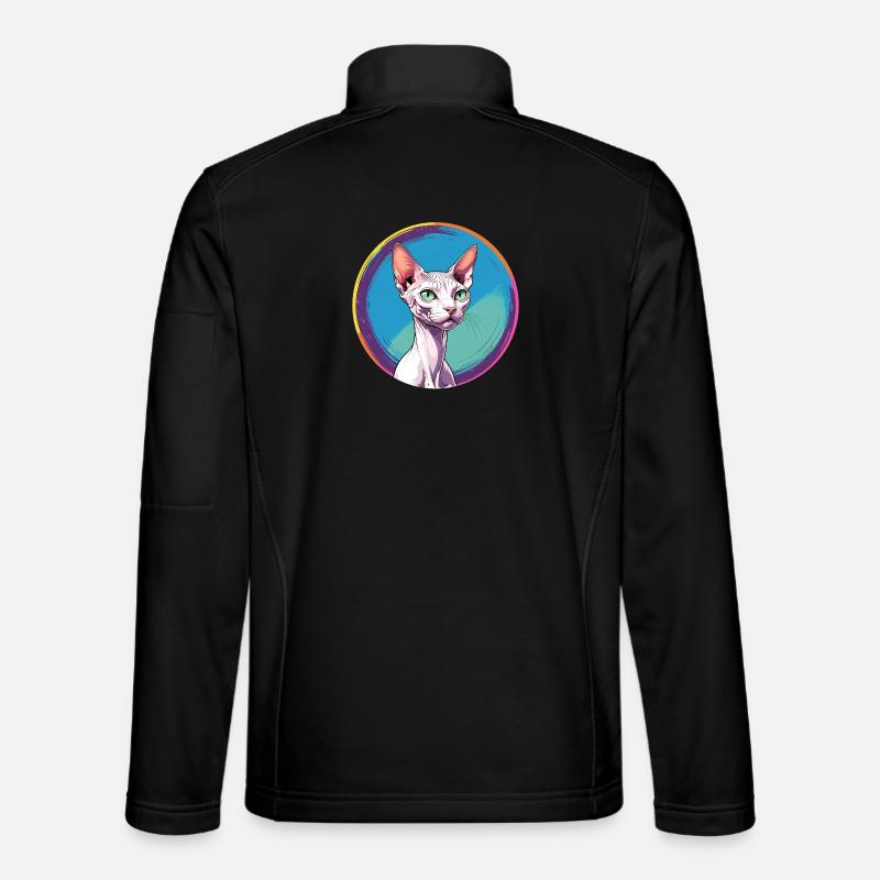 Sphynx Cat - Unisex Softshelljacke - Schwarz