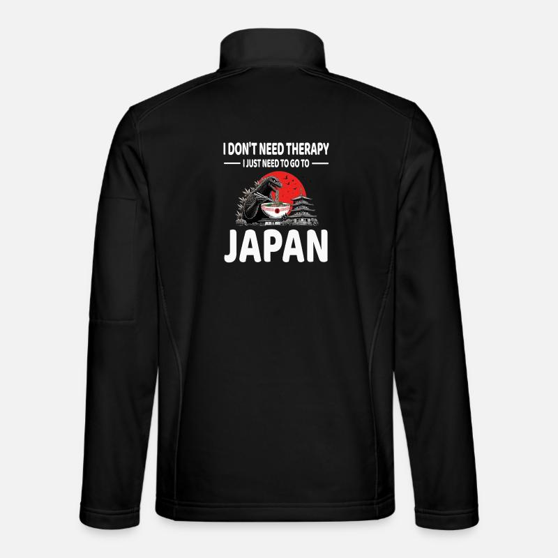 Japan - Unisex Softshelljacke - Schwarz
