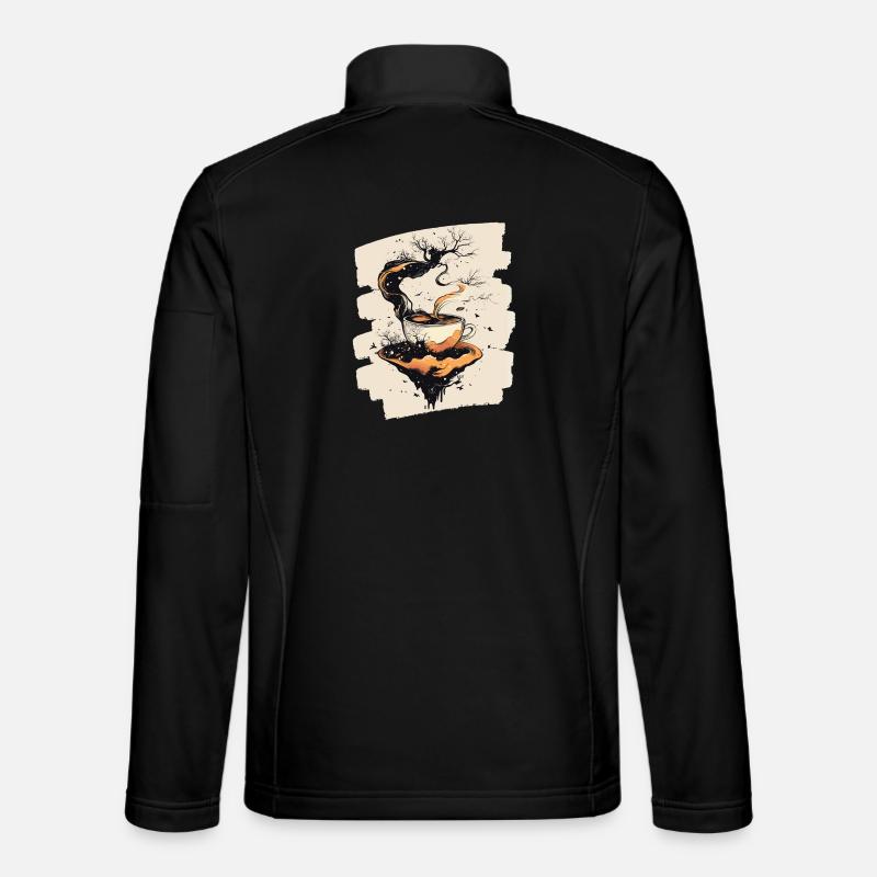 Coffee Coffee Coffee Lovers - Unisex Softshell Jacket - black