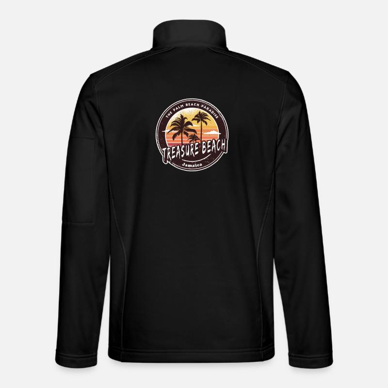 Treasure Beach Jamaica Karibik - Unisex Softshelljacke - Schwarz