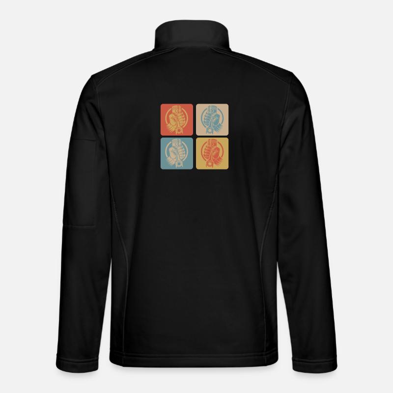 Screwdriver Power Retro Style - Unisex Softshell Jacket - black