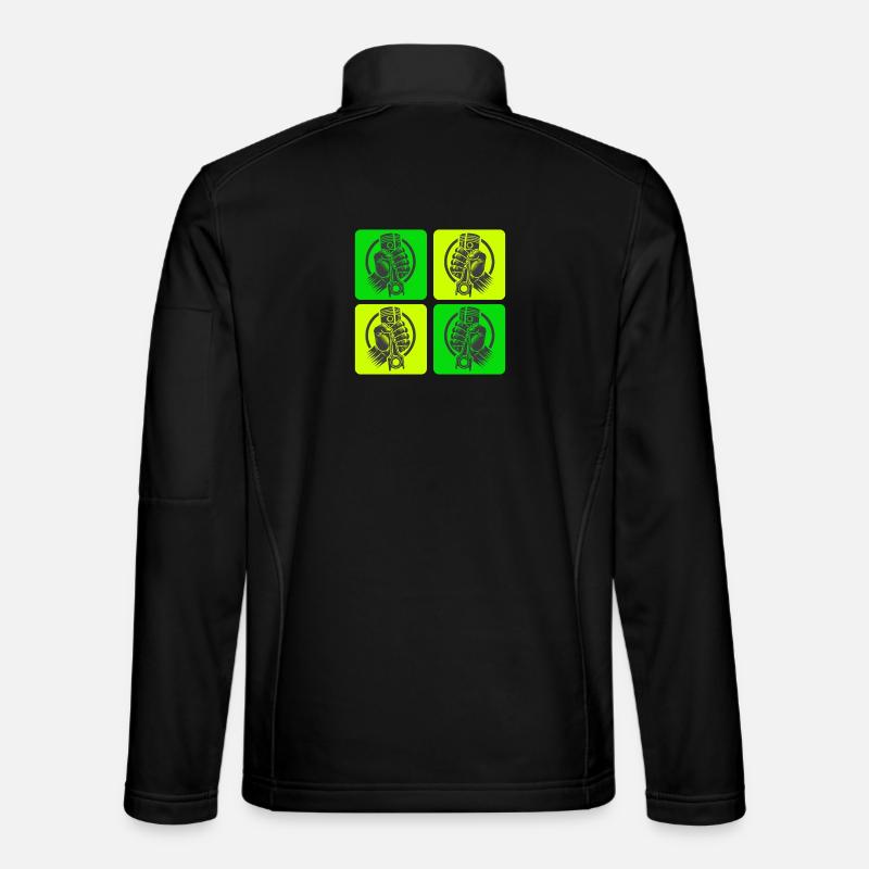 Schrauber Power Style - Unisex Softshelljacke - Schwarz