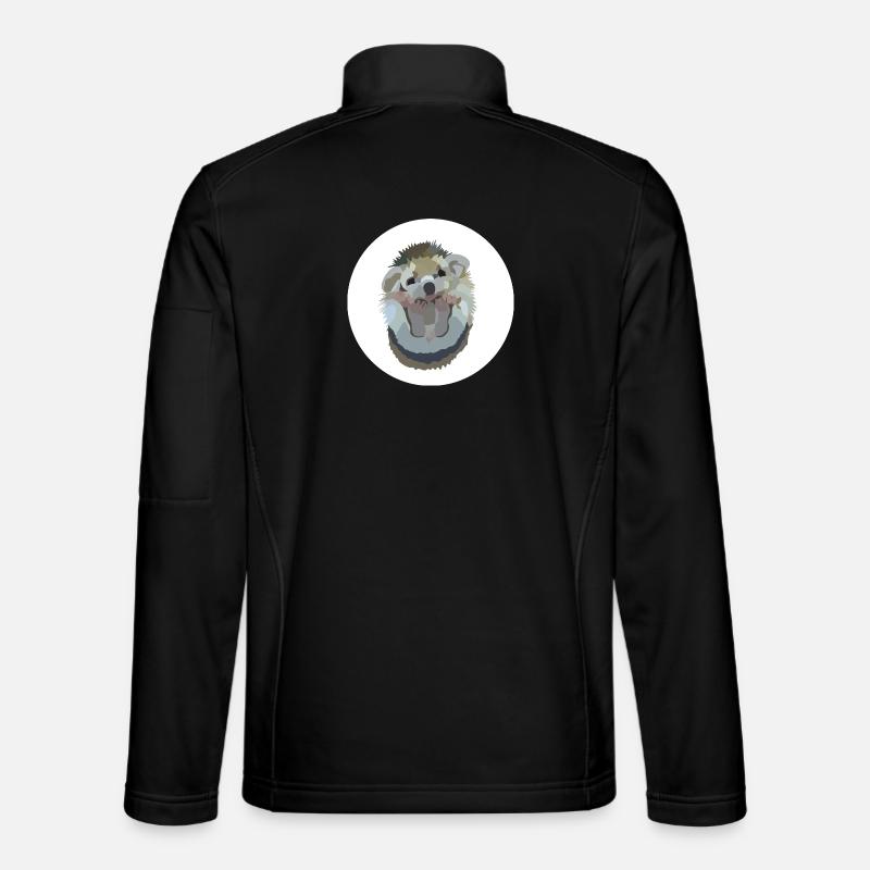 Ida Igel - Unisex Softshelljacke - Schwarz