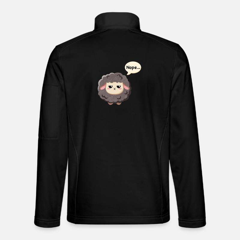 Schwarzes Schaf - Nope - Unisex Softshelljacke - Schwarz
