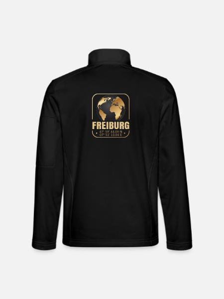 Freiburg - Unisex Softshelljacke - Schwarz
