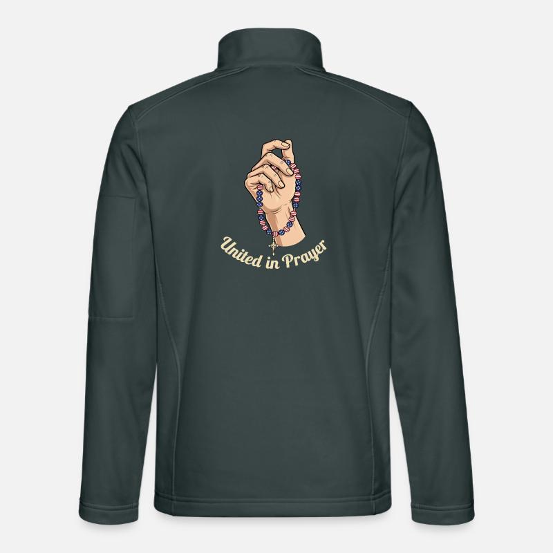 Unis dans la prière Veste en tissu softshell Unisexe