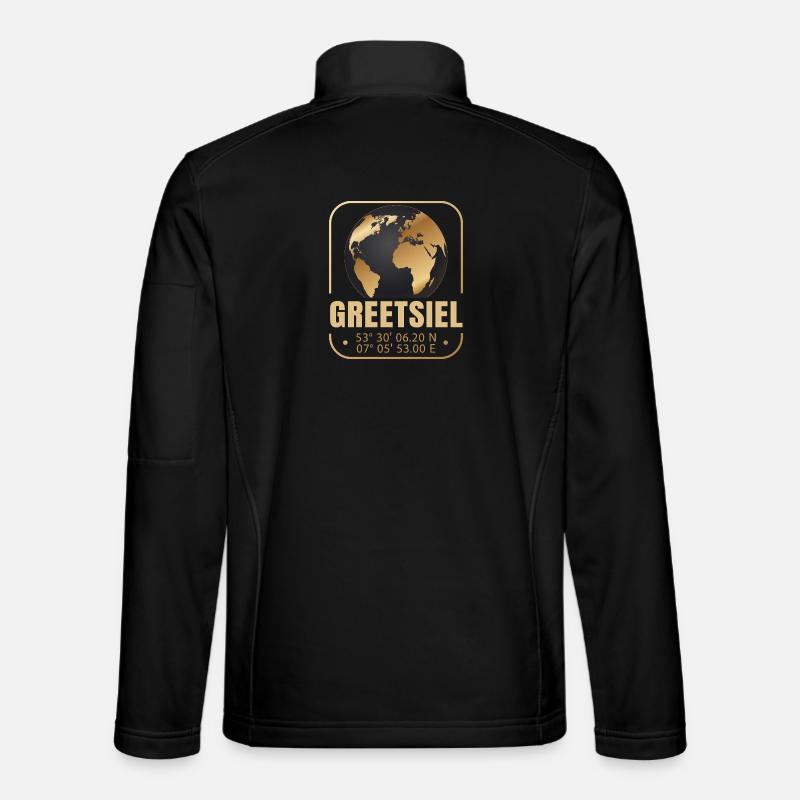 Greetsiel - Unisex Softshelljacke - Schwarz