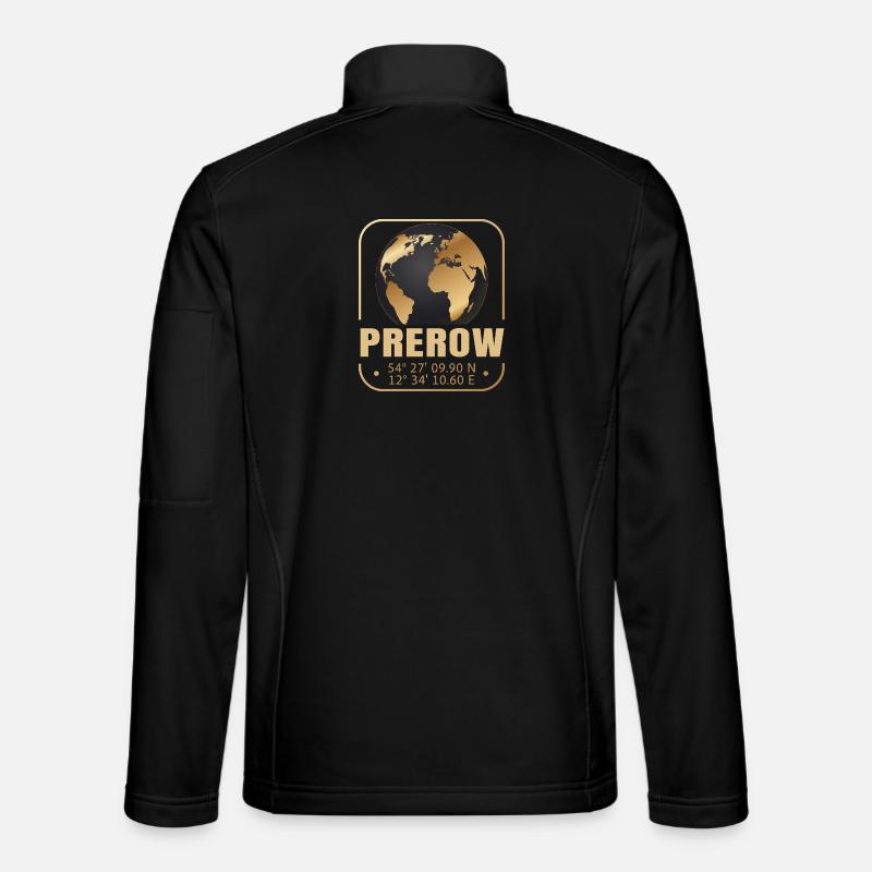 Prerow - Unisex Softshelljacke - Schwarz