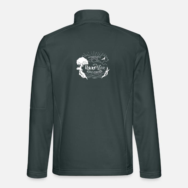 Dieu ne nous a pas donné un de crainte Veste en tissu softshell Unisexe