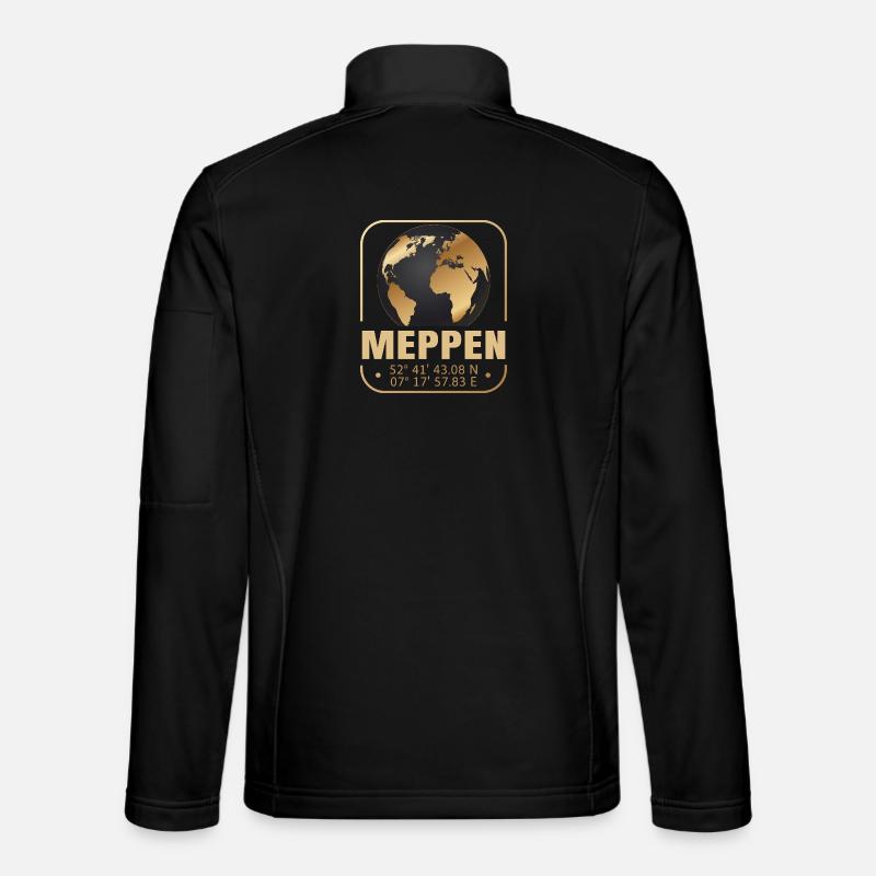 Meppen - Unisex Softshelljacke - Schwarz