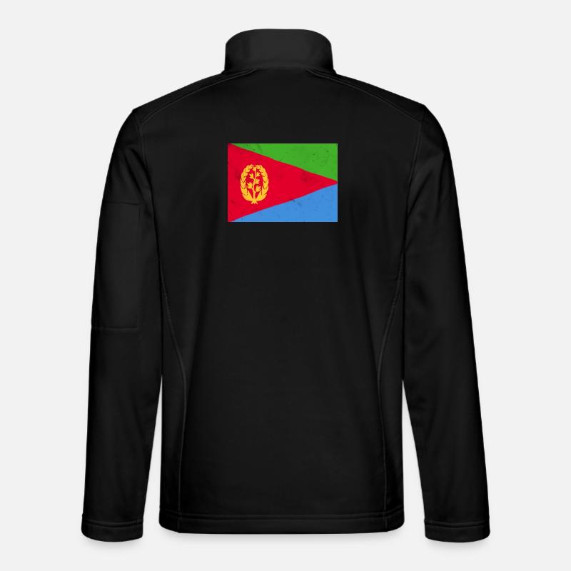Eritrean Flag – African Identity - Unisex Softshell Jacket - black