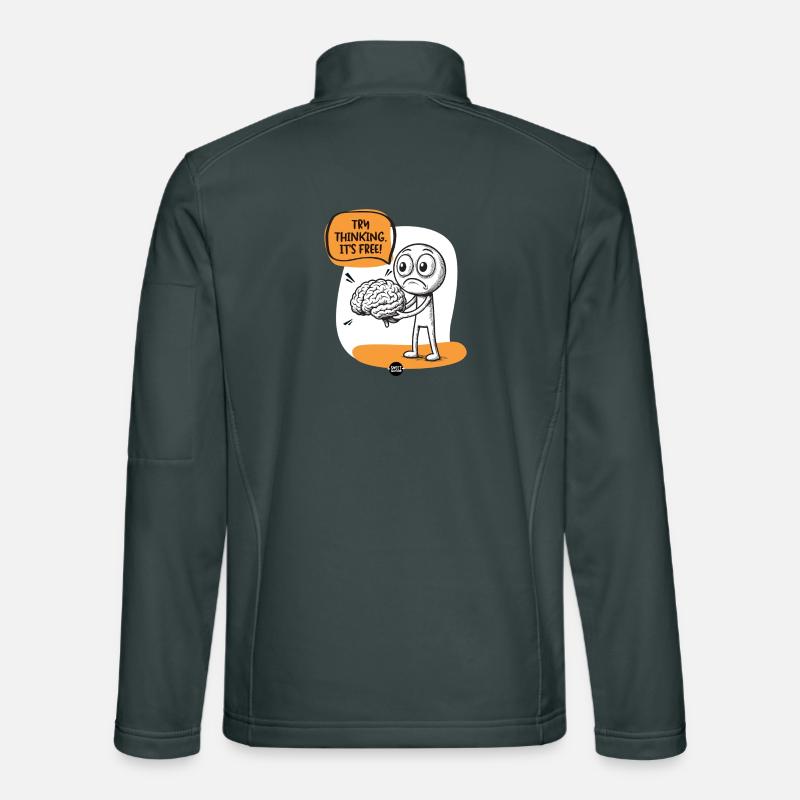 Cerveau. Un peu d’assemblage est requis. Veste en tissu softshell Unisexe