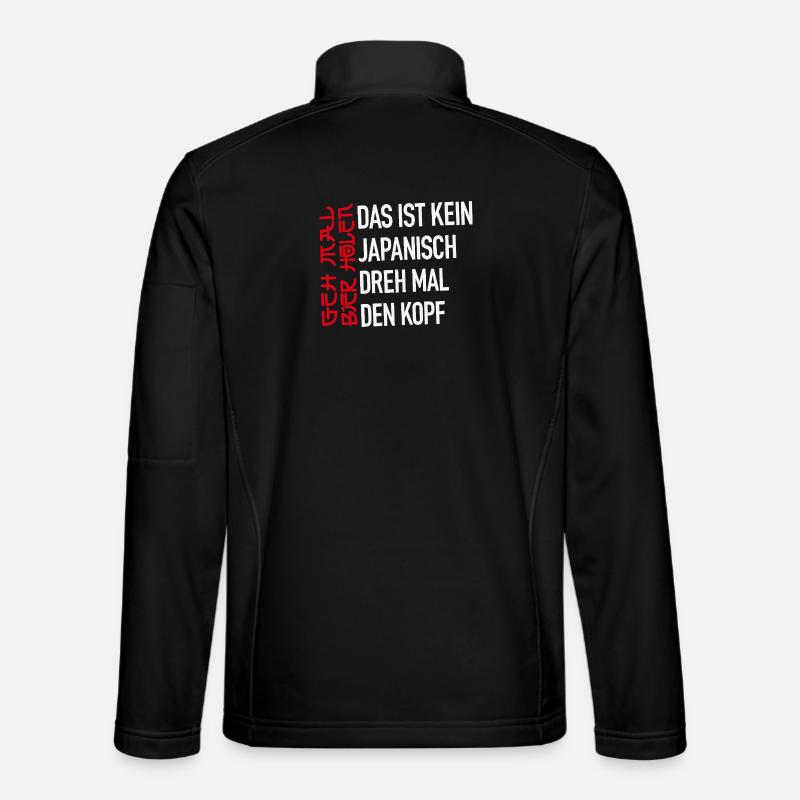 Pas de japonais - Veste en tissu softshell Unisexe - noir