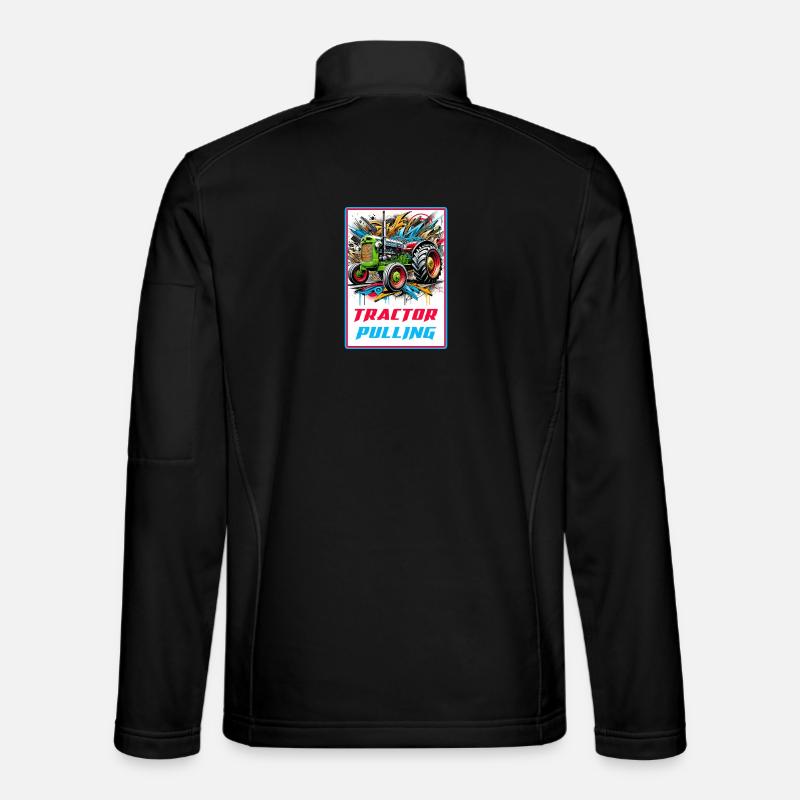 Tractor Pulling Power Unisex Softshell Jacket