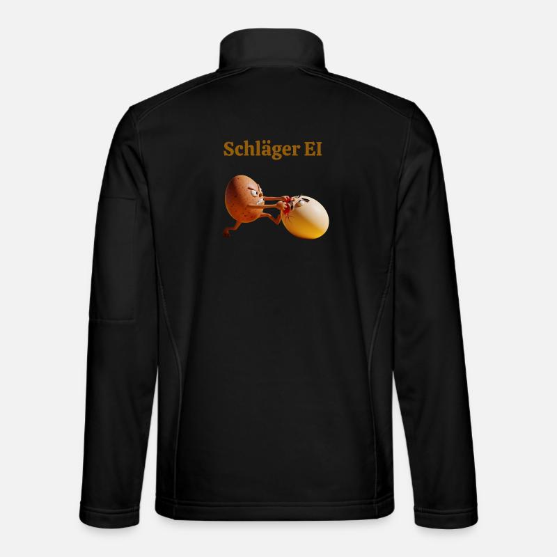 Racket Egg – Funny Egg Fight Unisex Softshell Jacket