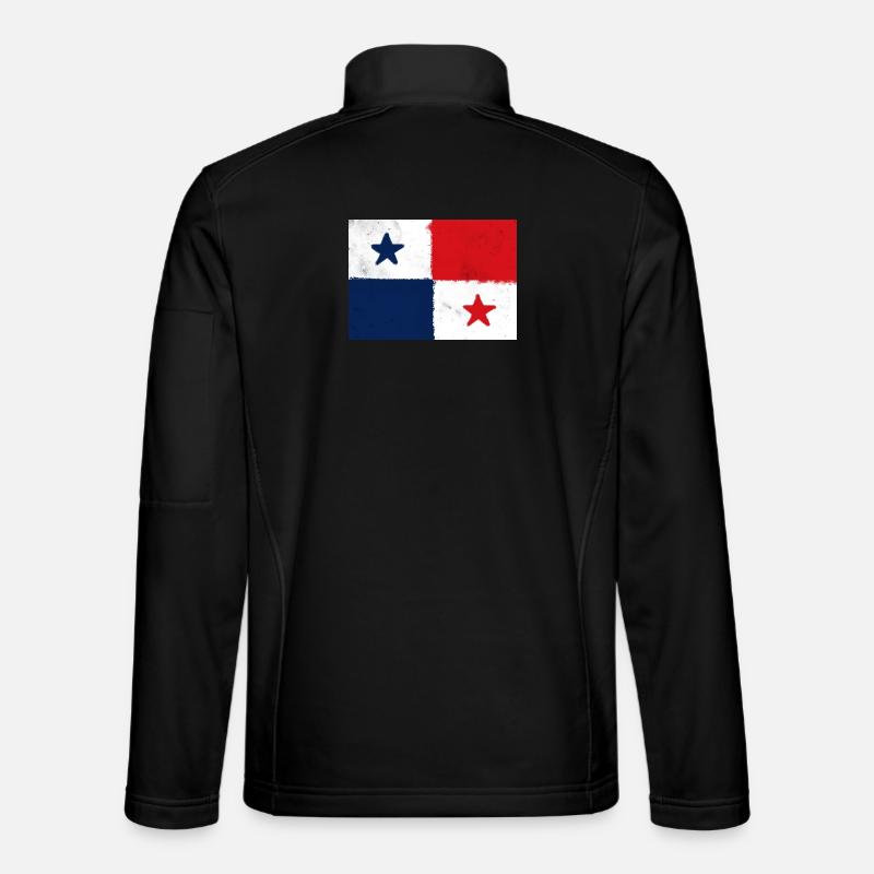 Drapeau du Panama Veste en tissu softshell Unisexe