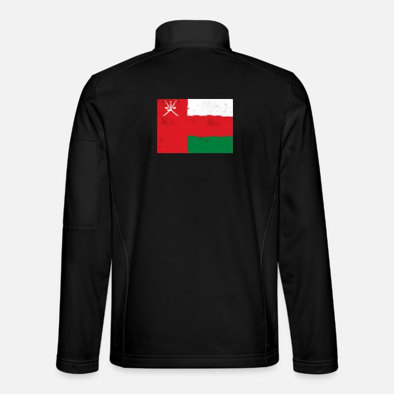 Drapeau d’Oman Veste en tissu softshell Unisexe