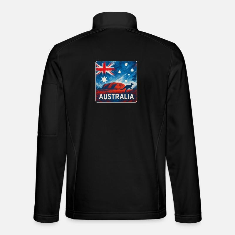 Conception de l’Outback australien - Veste en tissu softshell Unisexe - noir
