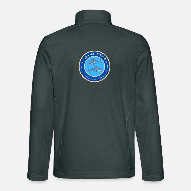 Dolphins have names for each other Unisex Softshell Jacket