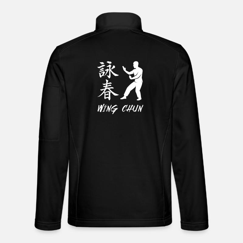 Chasseur de Wing Chun Veste en tissu softshell Unisexe