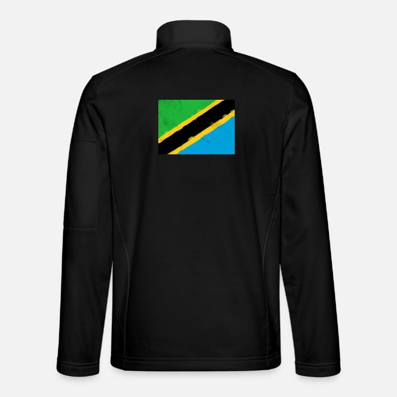 Drapeau de la Tanzanie Veste en tissu softshell Unisexe