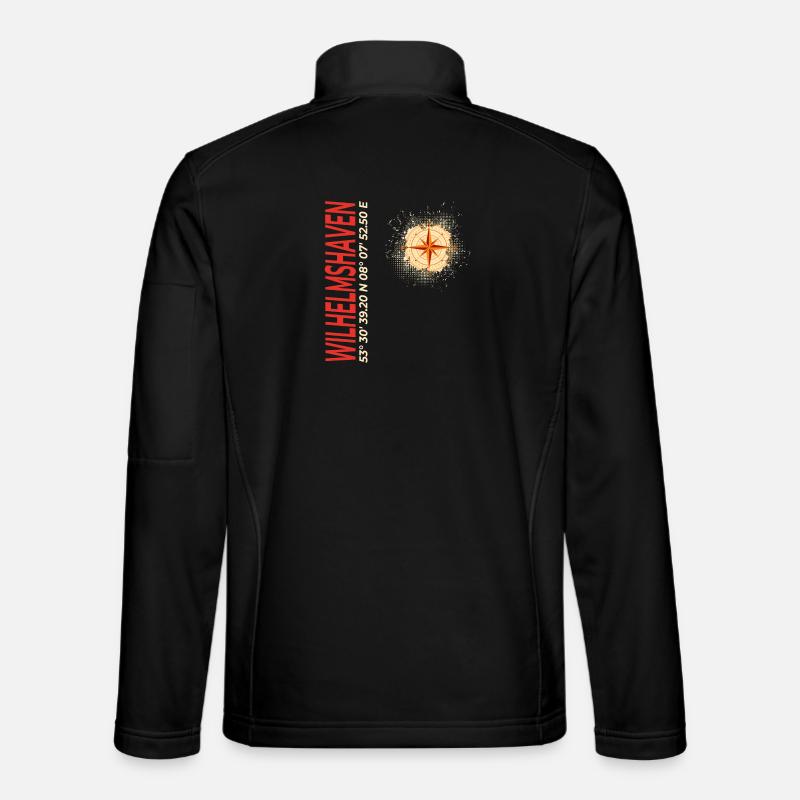 Wilhelmshaven - Unisex Softshelljacke - Schwarz