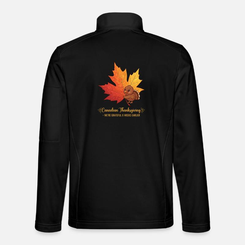 Grateful Canadian - Unisex Softshelljacke - Schwarz