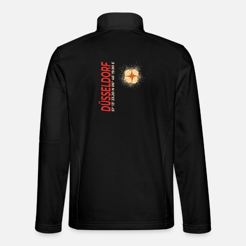 Düsseldorf - Unisex Softshelljacke - Schwarz