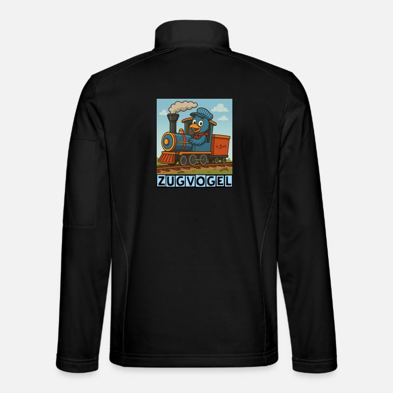 Zugvogel by Rico Beck Unisex Softshelljacke