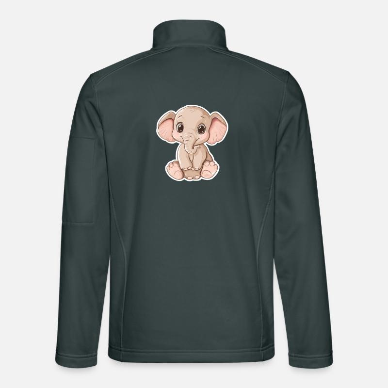 Elefant Unisex Softshelljacke