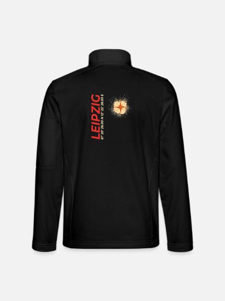 Leipzig - Unisex Softshelljacke - Schwarz