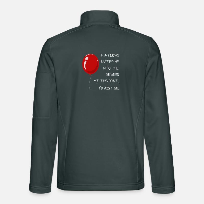 Invitation du clown Veste en tissu softshell Unisexe