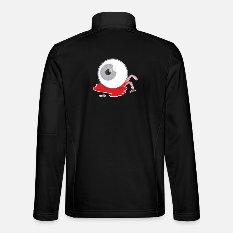 Augapfel - Unisex Softshelljacke - Schwarz