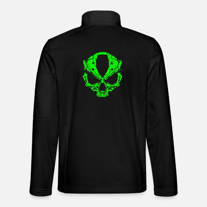 Alien Skull Unisex Softshell Jacket