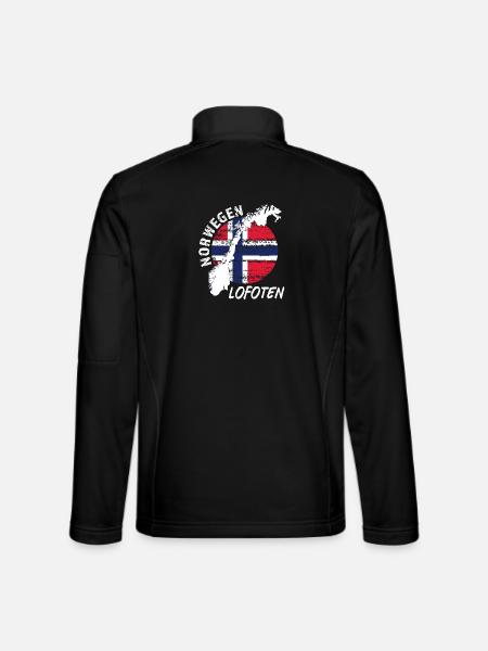 Lofoten - Unisex Softshelljacke - Schwarz