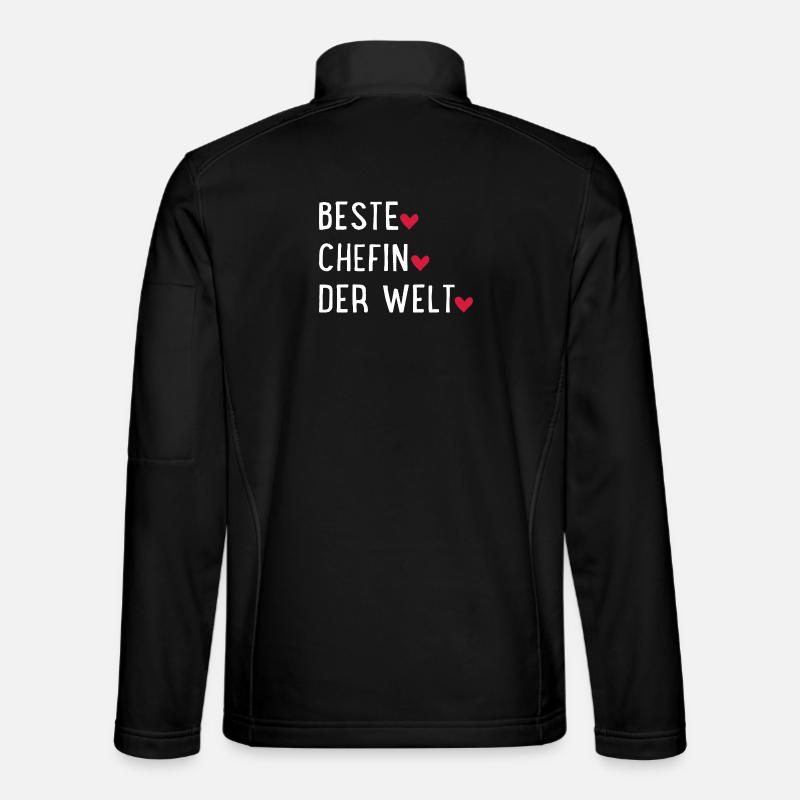 Beste Chefin der Welt - Unisex Softshelljacke - Schwarz