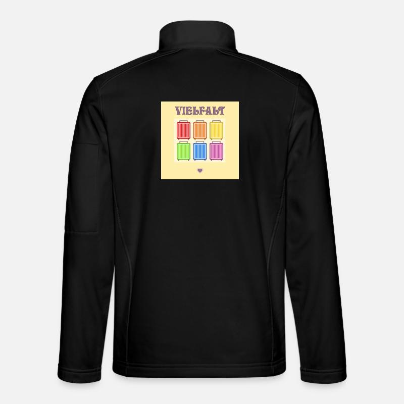VIELFALT INKLUSION PRIDE KOFFER Unisex Softshelljacke