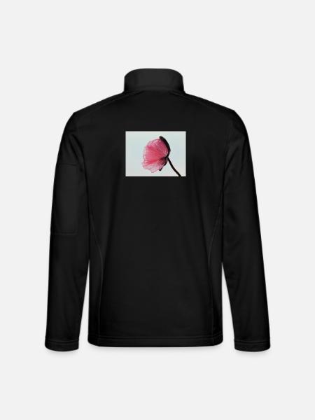 Pink Poppy - Unisex Softshelljacke - Schwarz