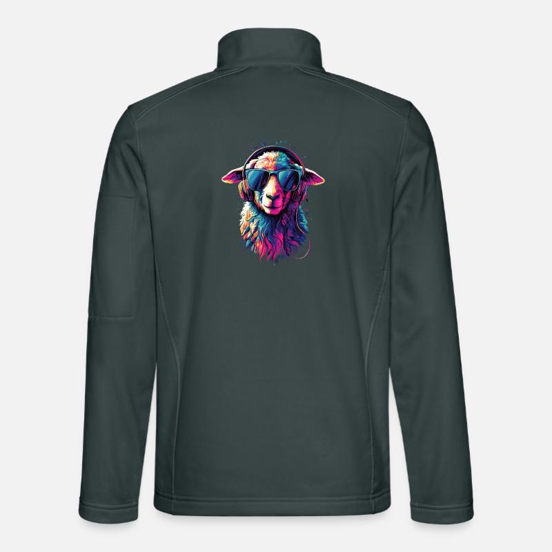 Schaf Lamm Schäfchen Hausschaf Schäfer Süße Schafe Unisex Softshelljacke