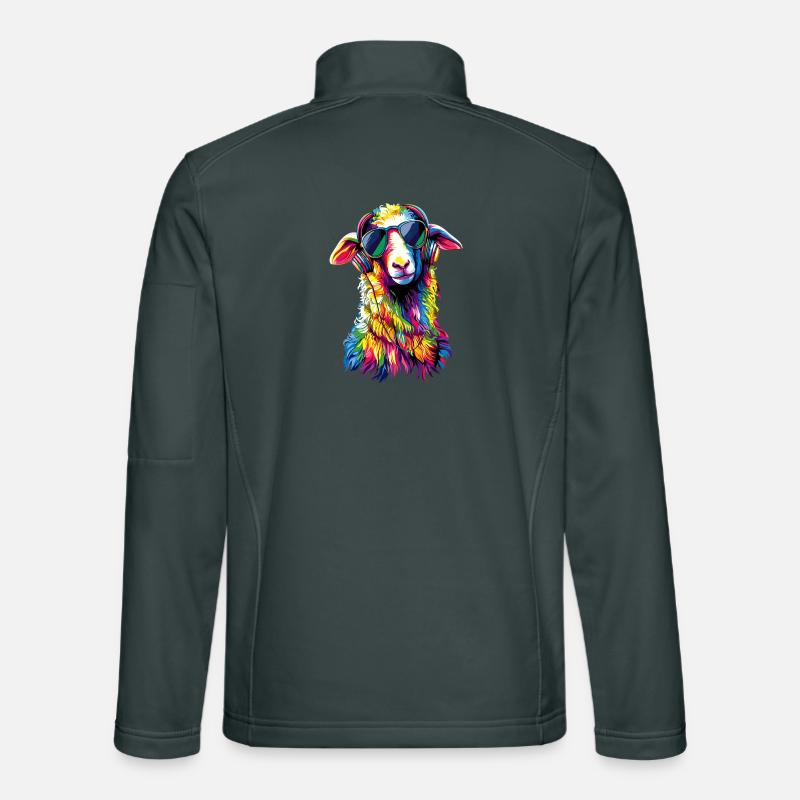 Schaf Lamm Schäfchen Hausschaf Schäfer Süße Schafe Unisex Softshelljacke