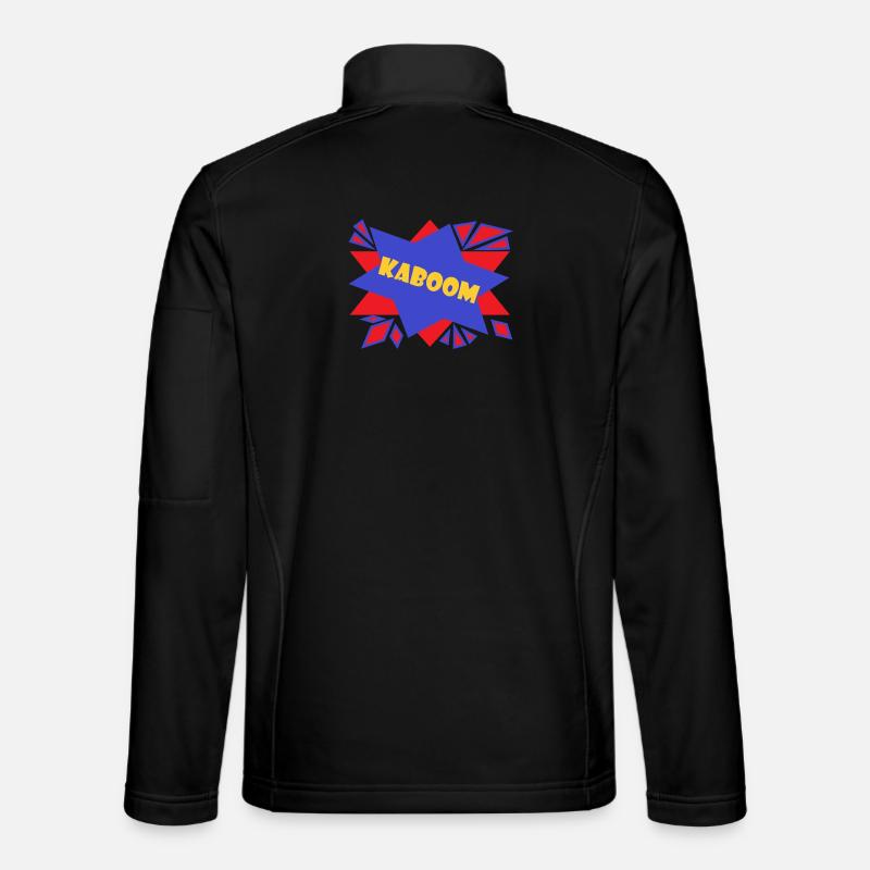 Comic Kaboom - Unisex Softshell Jacket - black