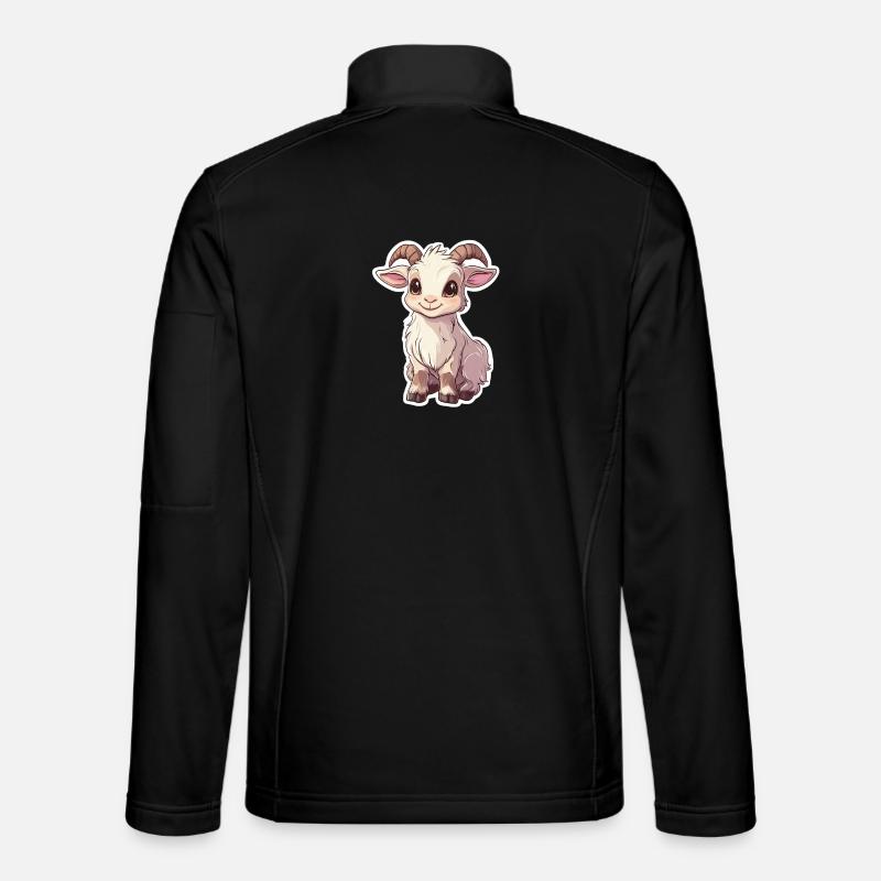 Ziege - Unisex Softshelljacke - Schwarz