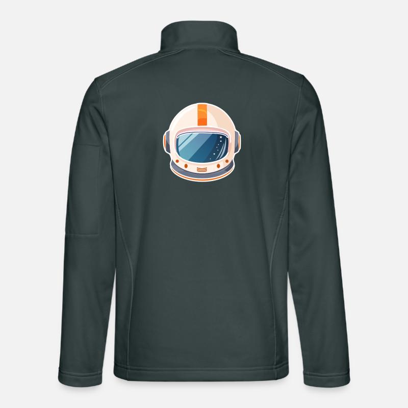 Casque spatial rétro Veste en tissu softshell Unisexe
