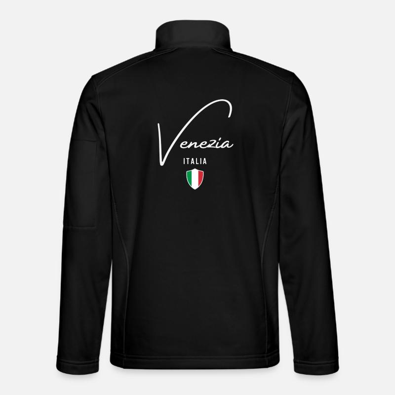J’adore Venice, Venise souvenir - Veste en tissu softshell Unisexe - noir