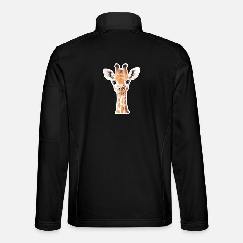 Giraffe - Unisex Softshell Jacket - black