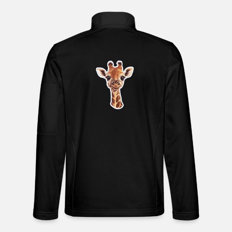Giraffe - Unisex Softshell Jacket - black